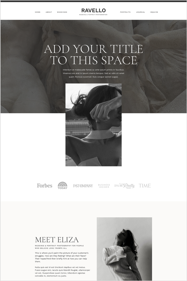 Ravello - Showit Template